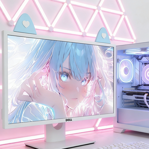 ［メカニカルキーボード］ターモニター 装飾 猫耳【1MLEO7】