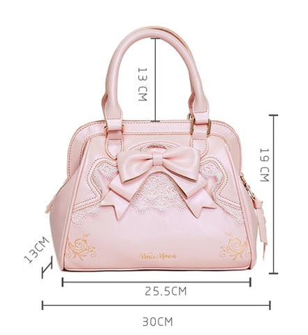 ［バッグ］ロリータ レース ハンドバッグ【O5QG1L】