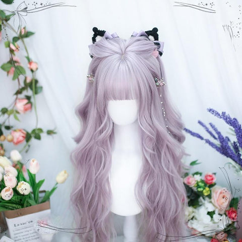 ［ウィッグ］地雷系 巻き髪 ロングカール【芋泥】