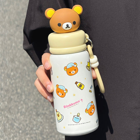 ［キャラグッズ］リラックマ 正規品 ボトル 保温保冷 420ml【3O97GW】
