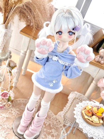 ［BJD服］1/6 1/4 ドール用 ワンピース【猫步】