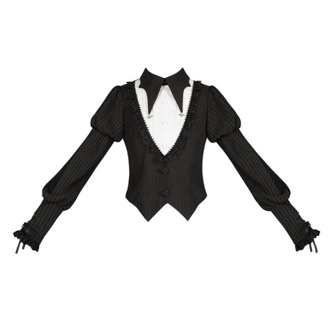 ［ファッション］ゴシック レトロ トップス スカート【D6IZFN】