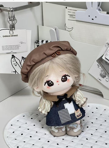 ［ぬい服］20cm 無属性 ぬいぐるみ用 お洋服【焦糖】