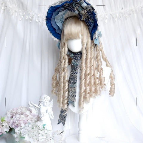 ［ウィッグ］ゴスロリ 中世ヨーロッパ セミロング 巻き髪【珍奇屋】