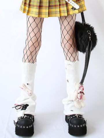 ［靴］ダークパンク ベルト プラットフォームシューズ【M6PK0G】