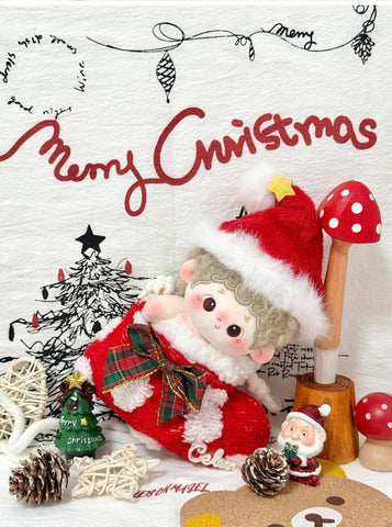 ［ぬい服］10cm 無属性 ぬいぐるみ用 お洋服【圣诞】