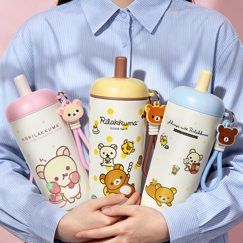 ［キャラグッズ］リラックマ 正規品 ボトル 保温保冷 569ml【8RI4WO】