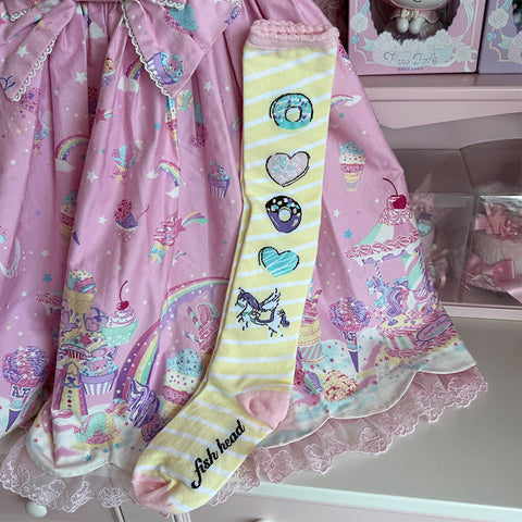 ［ファッション］ロリータ オーバーニーソックス 靴下【R36R17】