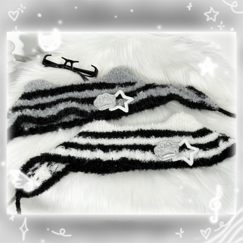 ［ファッション］サブカル 猫耳 ニット 帽子【2YT1CO】