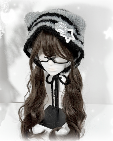 ［ファッション］サブカル 猫耳 ニット 帽子【2YT1CO】