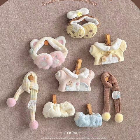 ［ぬい服］10cm 無属性 ぬいぐるみ用 お洋服【暖冬】