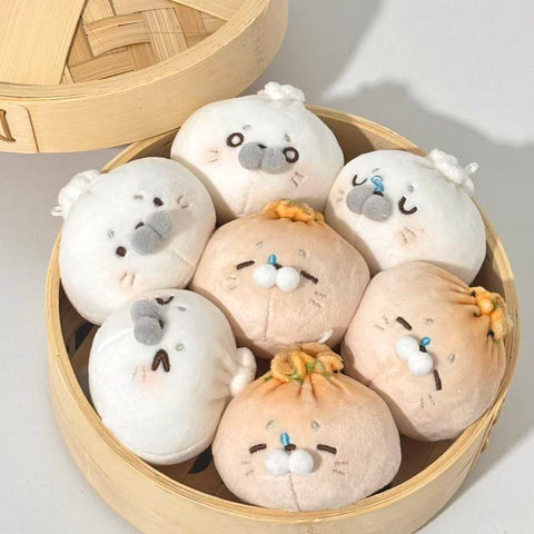 ［ぬい本体］無属性 動物 ぬいぐるみ【小笼包】