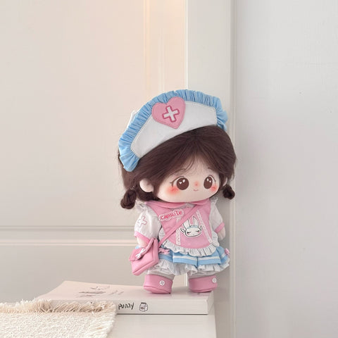 ［ぬい服］20cm 無属性 ぬいぐるみ用服【护士】