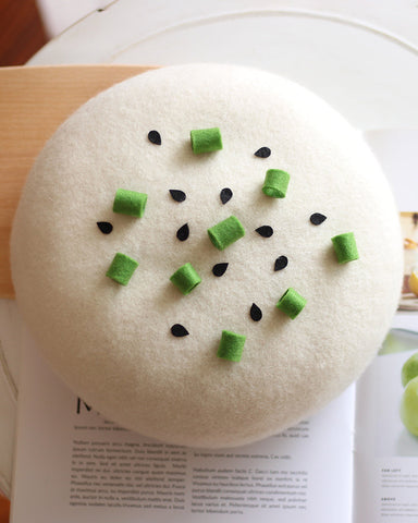 ［ファッション］生煎饅頭 ウール ベレー帽【UO32DH】