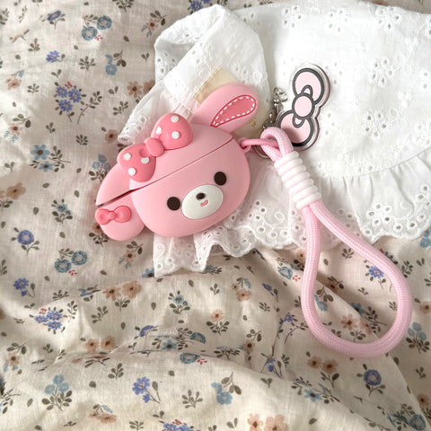 ［サンリオ ］ボンボンリボ イヤホンケース Airpods Pro 1/2/3/4【UWRKO8】