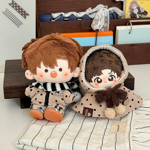 ［ぬい服］10cm 無属性 ぬいぐるみ用 お洋服【波点】