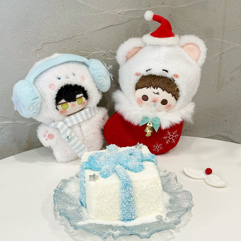 ［ぬい服］10cm 無属性 ぬいぐるみ用 お洋服【圣诞】