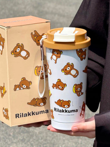 ［キャラグッズ］リラックマ 正規品 ボトル タンブラー 保温保冷 500ml【5NMJ6U】