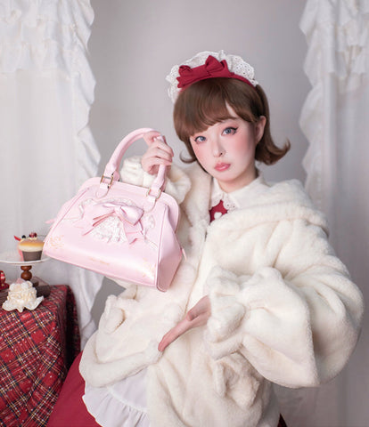 ［バッグ］ロリータ レース ハンドバッグ【O5QG1L】