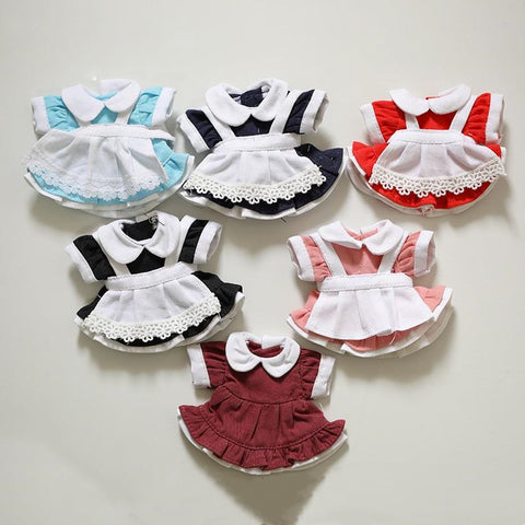 ［ぬい服］10cm 無属性 ぬいぐるみ用服【女仆】