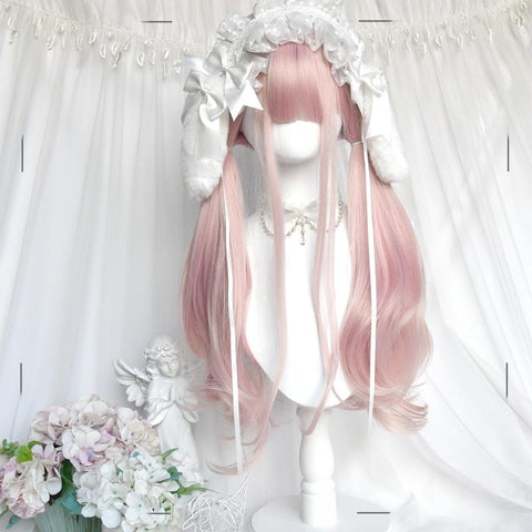 ［ウィッグ］ゴスロリ ピンク ロングストレート【粉芭蕾】