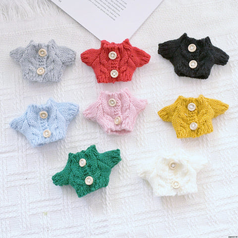 ［ぬい服］10cm 無属性 ぬいぐるみ用服【毛衣】
