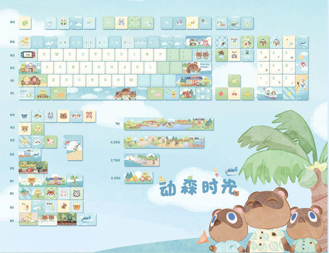 ［メカニカルキーボード］どうぶつの森 MOA/Cherry キーキャップ【0K3XJ0】