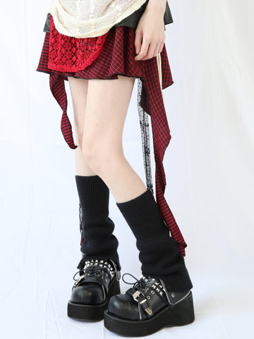 ［靴］ダークパンク フラットフォームブーツ【9PY5FS】