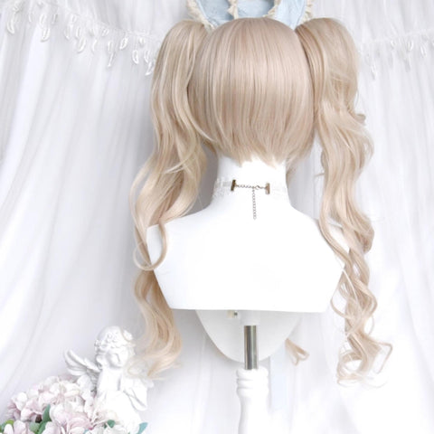 ［ウィッグ］ゴスロリ ツインテール 巻き髪【庆典师】