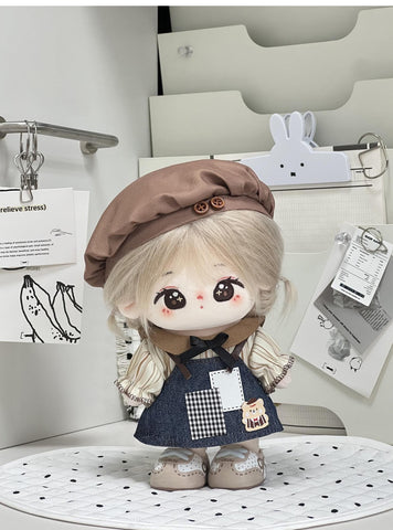 ［ぬい服］20cm 無属性 ぬいぐるみ用 お洋服【焦糖】