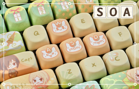 ［夏目友人帳］SOA/MOA キーキャップ メカニカルキーボード