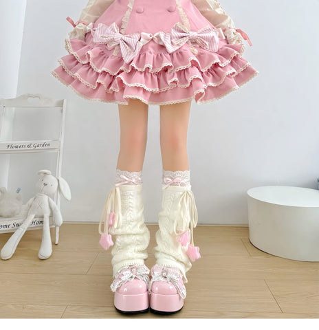 ［ファッション］ロリータ ニットレッグウォーマー 靴下【8MWDHW】