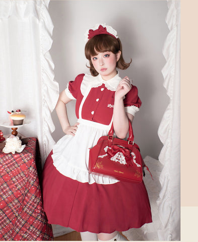 ［バッグ］ロリータ レース ハンドバッグ【O5QG1L】