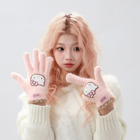 [サンリオ］正規品 ハローキティ 防寒手袋【S8IM5C】