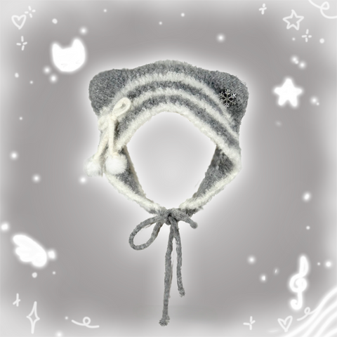 ［ファッション］サブカル 猫耳 ニット 帽子【5Z38JQ】