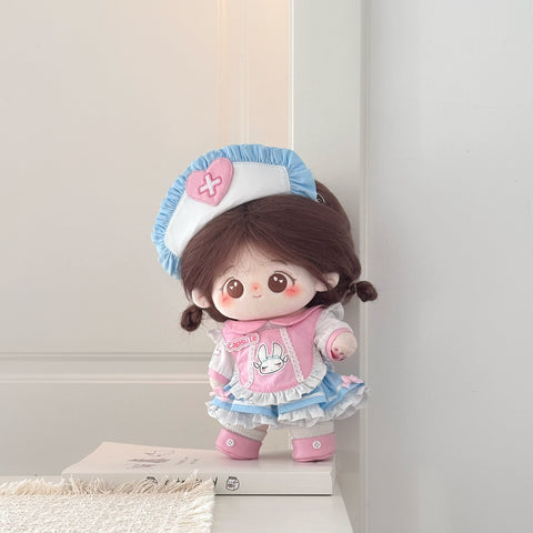 ［ぬい服］20cm 無属性 ぬいぐるみ用服【护士】