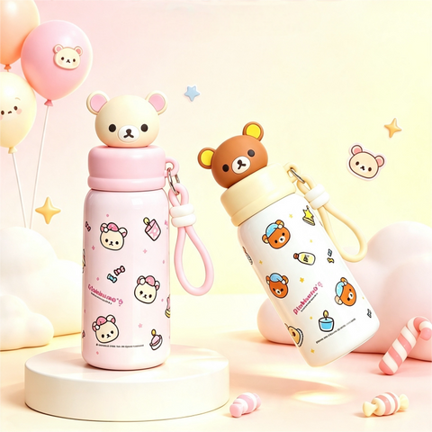 ［キャラグッズ］リラックマ 正規品 ボトル 保温保冷 420ml【3O97GW】