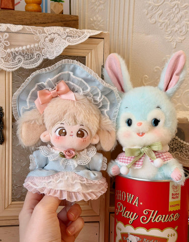 ［ぬい服］10cm 無属性 ぬいぐるみ用 お洋服【蔷薇】