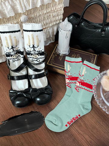 ［ファッション］ロリータ クルー丈ソックス 靴下【5ME0WJ】