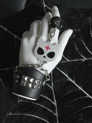 ［ファッション］サブカル パンク ブレスレット チョーカー【3ELUPP】