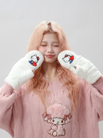 [サンリオ］正規品 ハローキティ 防寒 手袋【R23FRC】