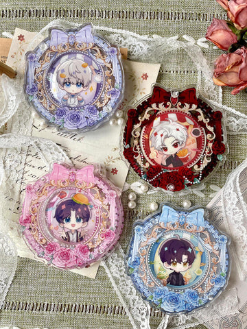 ［推し活グッズ］缶バッジアクリルフレーム 58～75mm【G340S3】