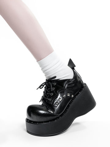 ［靴］ラウンドトゥフォームシューズ【lMHfQ1】