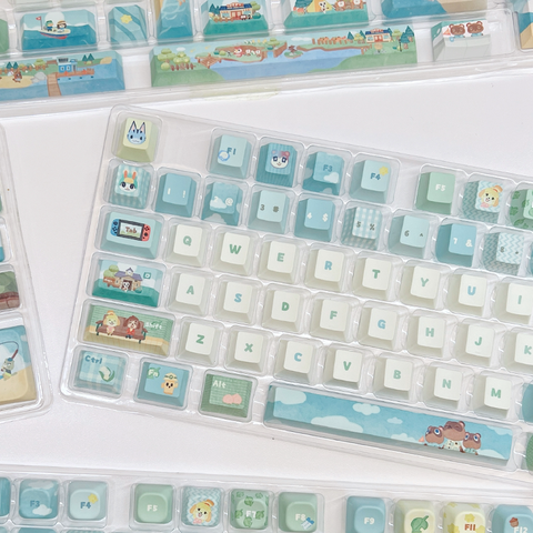［メカニカルキーボード］どうぶつの森 MOA/Cherry キーキャップ【0K3XJ0】