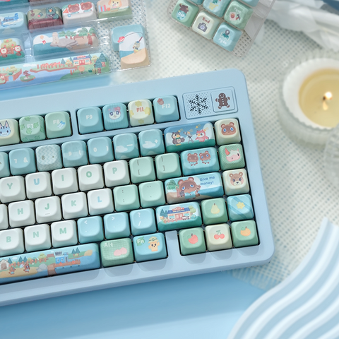 ［メカニカルキーボード］どうぶつの森 MOA/Cherry キーキャップ【0K3XJ0】