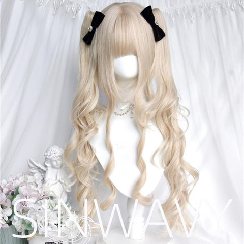 ［ウィッグ］ゴスロリ ツインテール 巻き髪【游乐园】