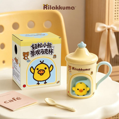 ［キャラグッズ］リラックマ 正規品 マグカップ 440ml【N15FU4】