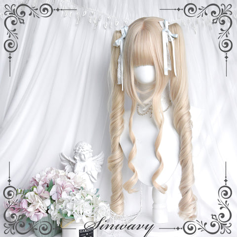 ［ウィッグ］ゴスロリ ツインテール 巻き髪【游乐园】