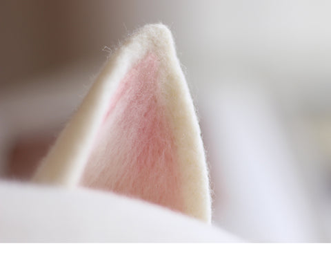 ［ファッション］猫耳 ウール ベレー帽【KZV9QK】