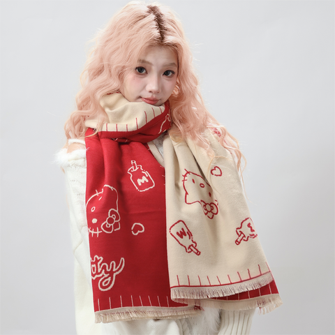 [サンリオ］正規品 ハローキティ マフラー 全6種【2JF06R】